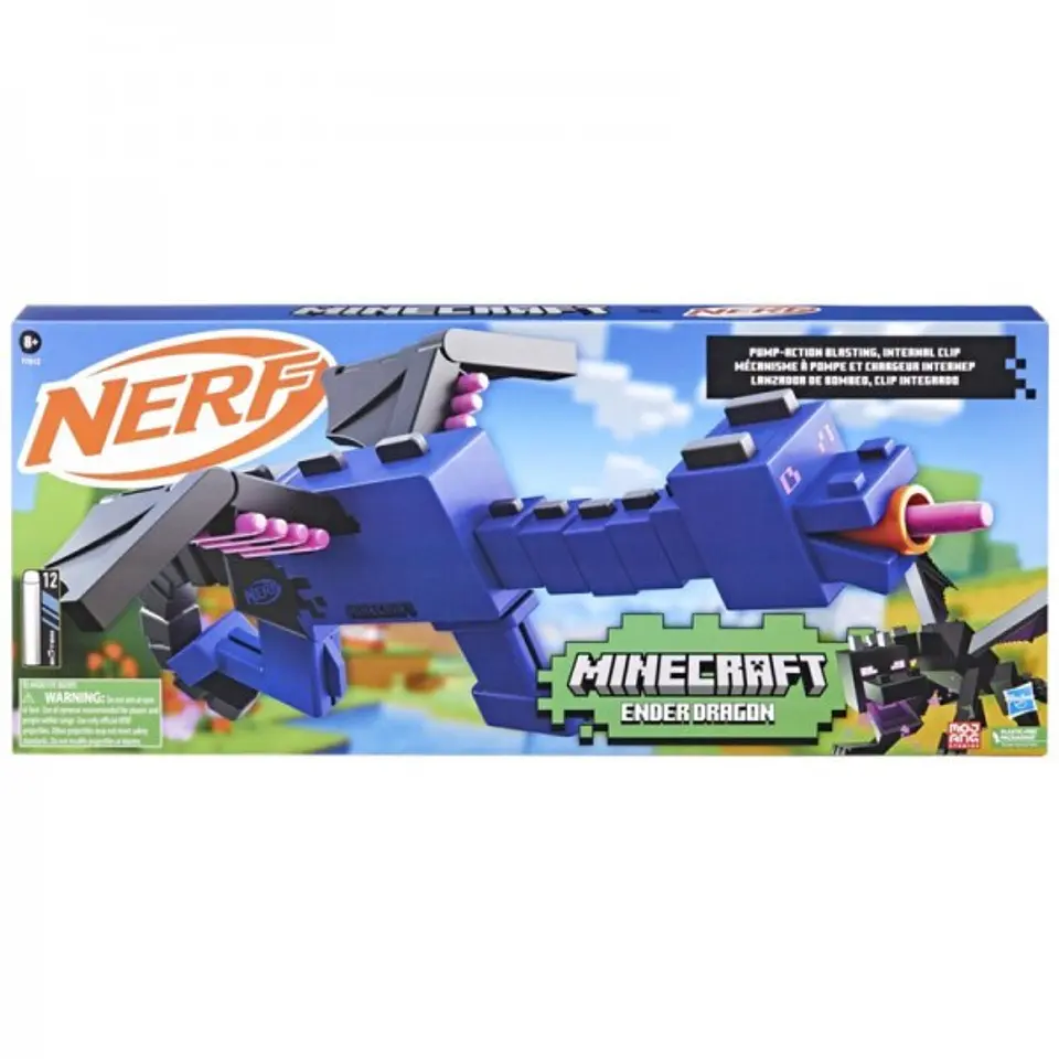 Lanzador Nerf Minecraft Ender Dragon 1