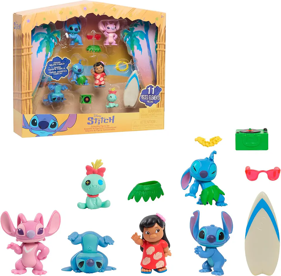Lilo & Stitch Live- set figuras y accesorios - 11 piezas  1
