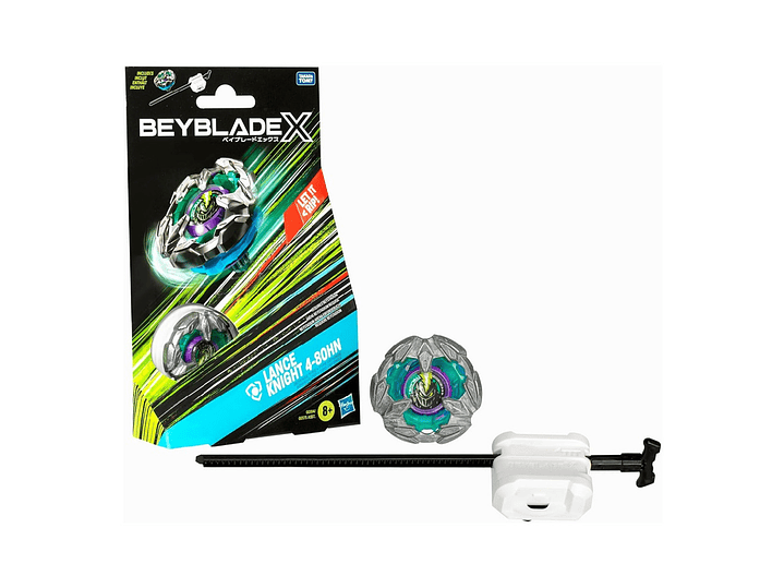 Beyblade X Lance Knight 4-80HN F con Top y Lanzador 1