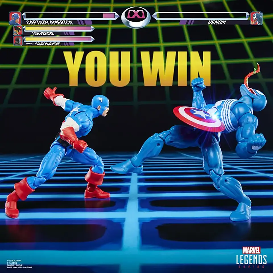 Marvel Legends Captain America vs. Venom – Gamerverse 5
