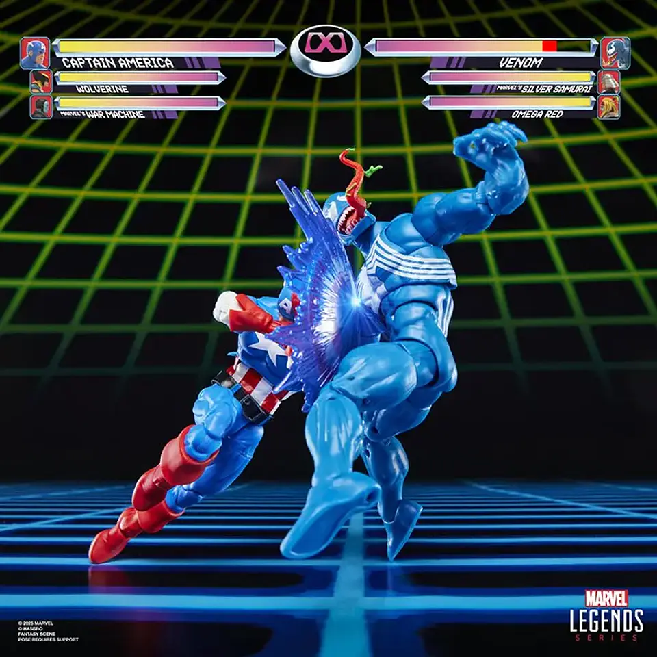 Marvel Legends Captain America vs. Venom – Gamerverse 6