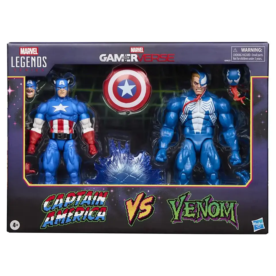 Marvel Legends Captain America vs. Venom – Gamerverse 1