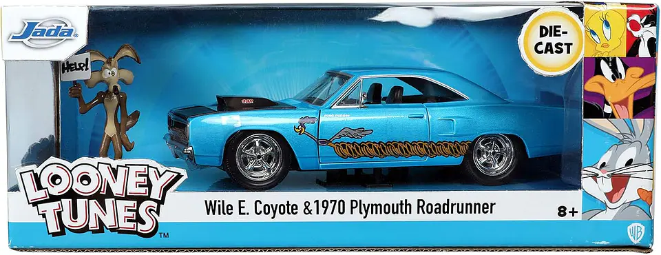 Plymouth Road Runner Coyote 1970 - Jada 1:24 Looney Tunes 1