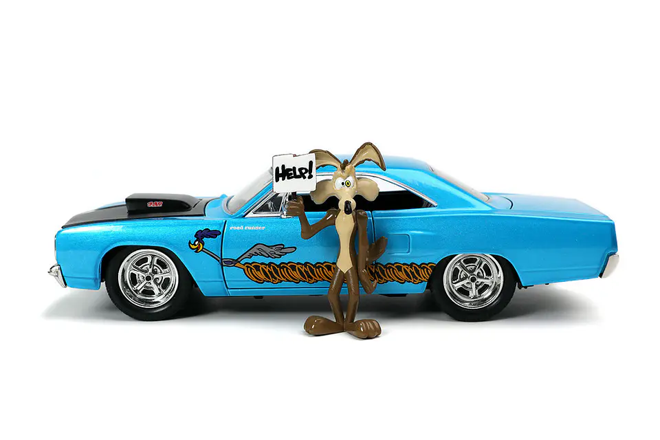 Plymouth Road Runner Coyote 1970 - Jada 1:24 Looney Tunes 3
