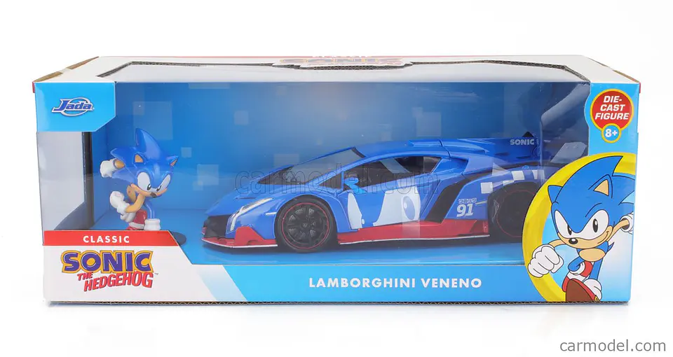 Lamborghini Veneno Sonic - Jada 1:24 Sonic The Hedgehog 1