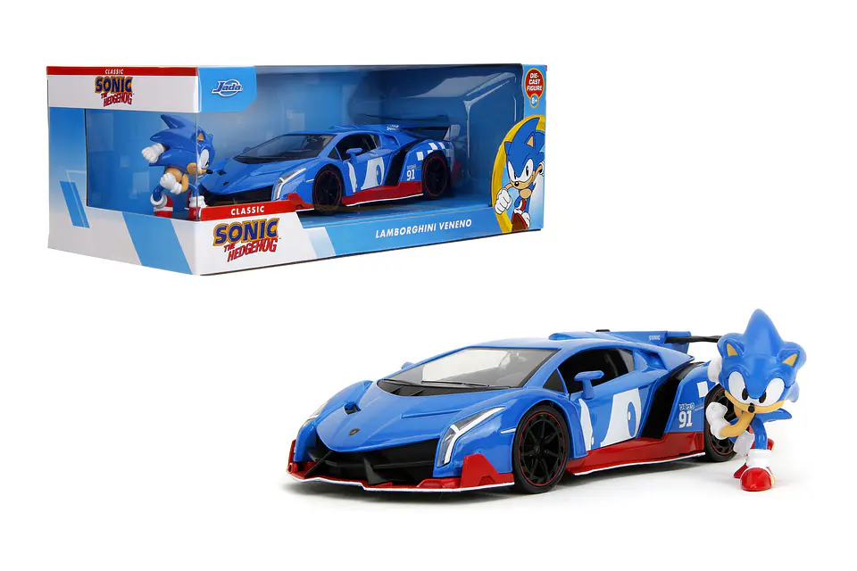 Lamborghini Veneno Sonic - Jada 1:24 Sonic The Hedgehog 2