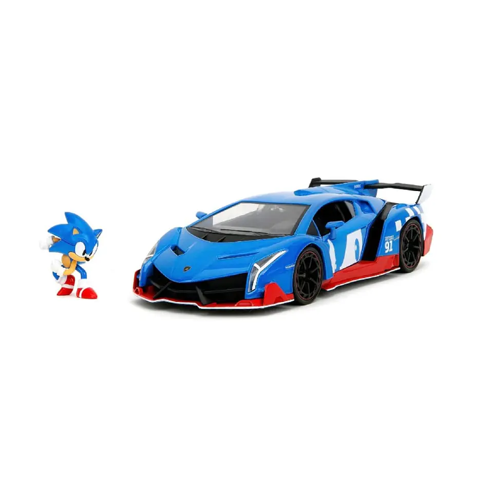 Lamborghini Veneno Sonic - Jada 1:24 Sonic The Hedgehog 3