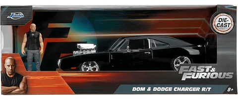 Dodge Charger 1970 con Figura Dom - Jada 1:24 F&F
