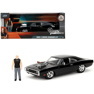 Dodge Charger 1970 con Figura Dom - Jada 1:24 F&F