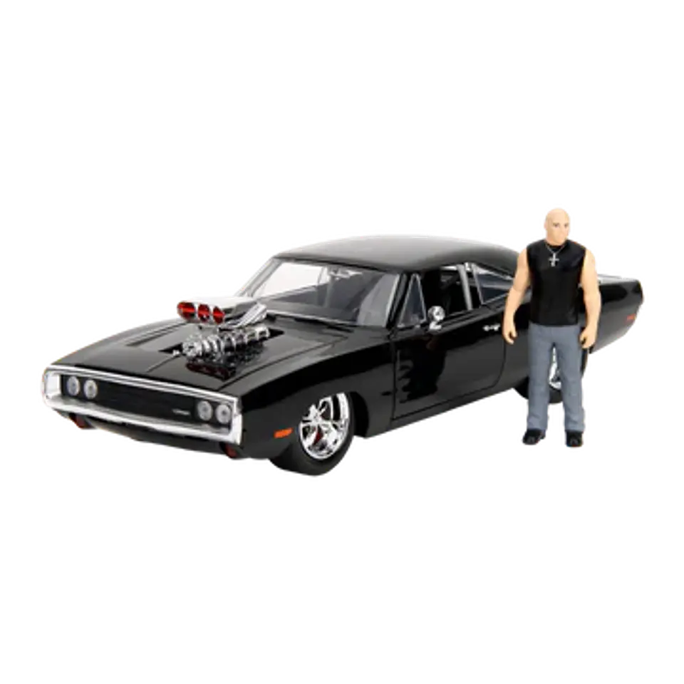 Dodge Charger 1970 con Figura Dom - Jada 1:24 F&F 3