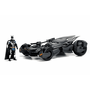 Justice League Batimóvil con Figura Batman - Jada 1:24