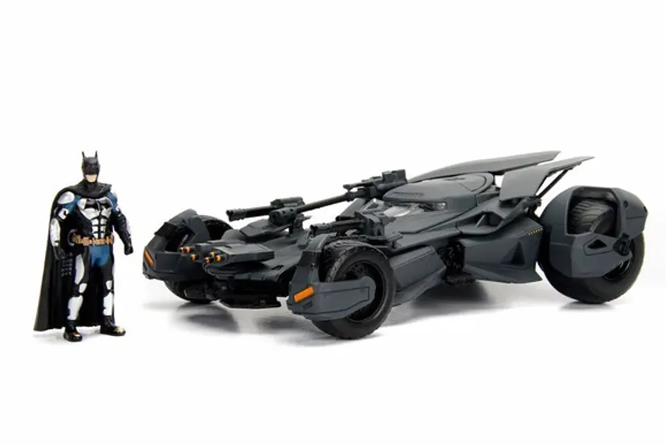 Justice League Batimóvil con Figura Batman - Jada 1:24 2