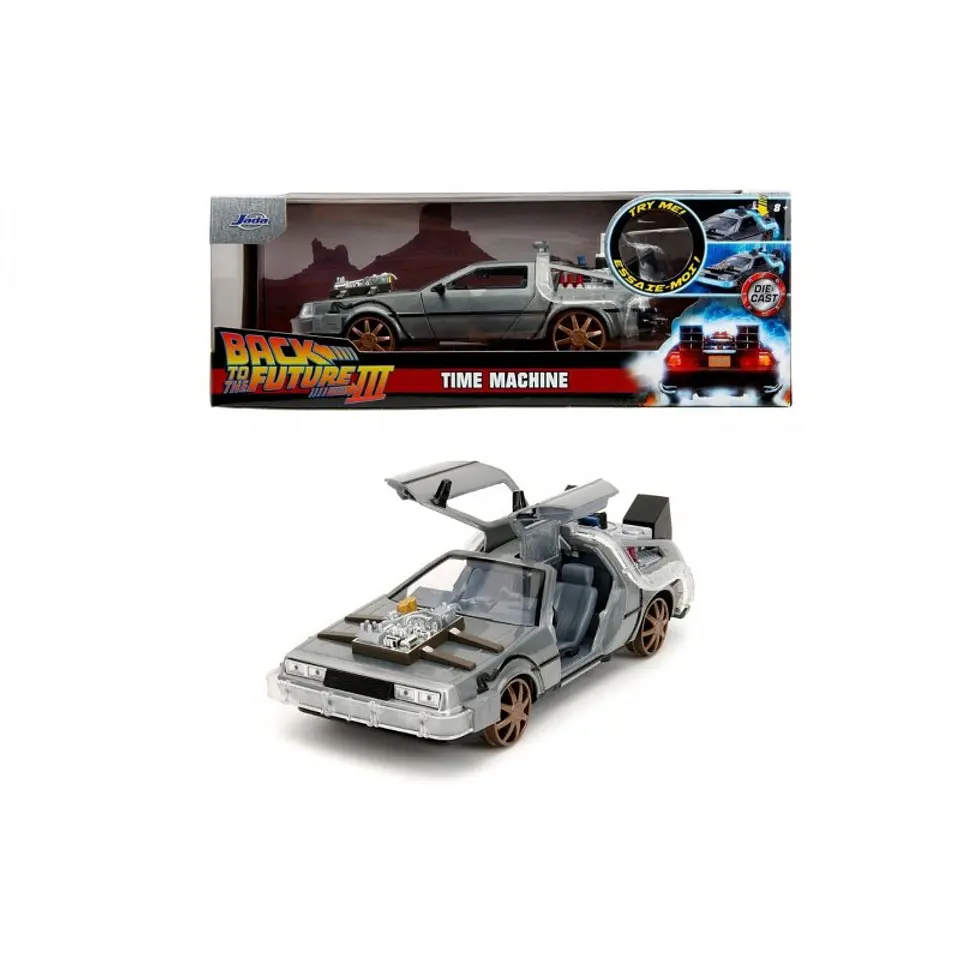 Time Machine (BTTF III con Luces) - Jada 1:24 Hollywood Rides  2