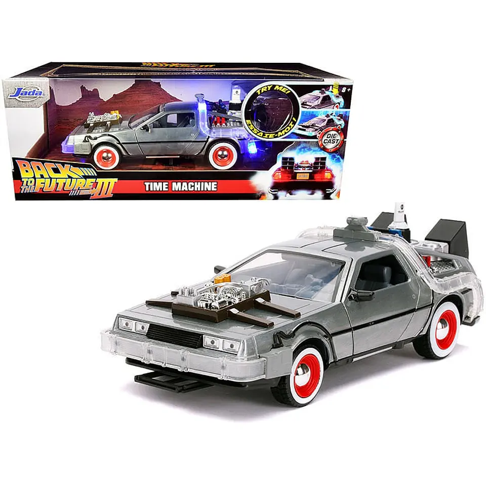 Time Machine (BTTF III con Luces) - Jada 1:24 Hollywood Rides 1