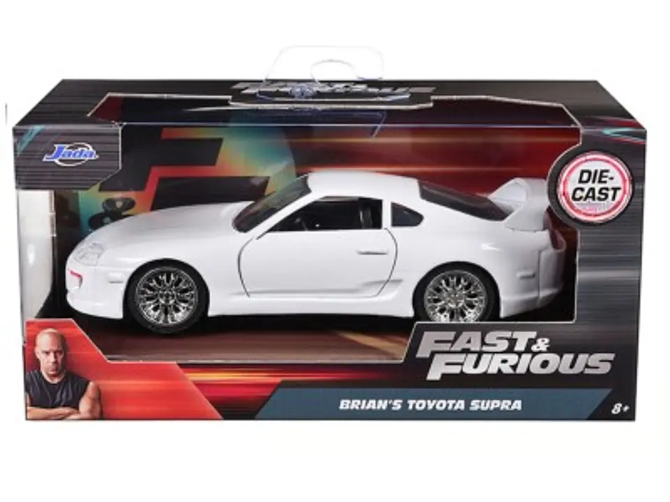 Toyota Supra Blanco 1995 - Jada 1:32 F&F 1