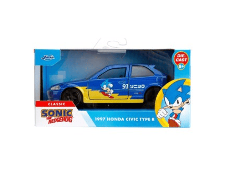 Sonic the Hedgehog Honda Civic 1997 - Jada 1:32 Hollywood Rides 1