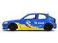 Sonic the Hedgehog Honda Civic 1997 - Jada 1:32 Hollywood Rides - Miniatura 3