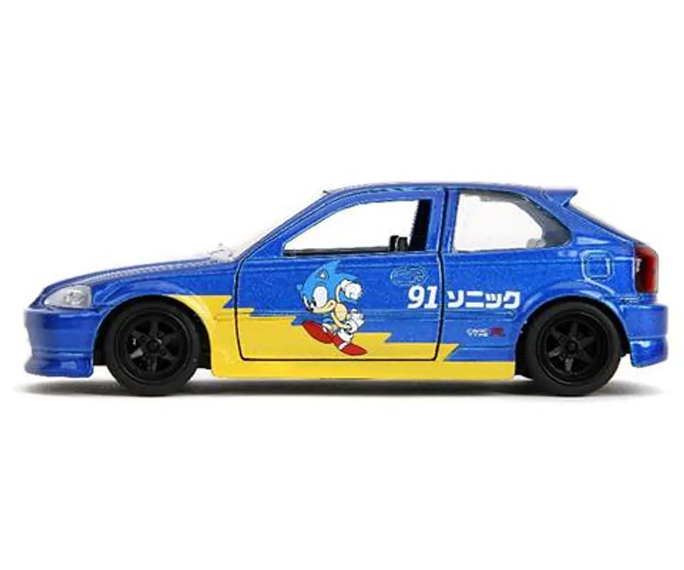 Sonic the Hedgehog Honda Civic 1997 - Jada 1:32 Hollywood Rides 3