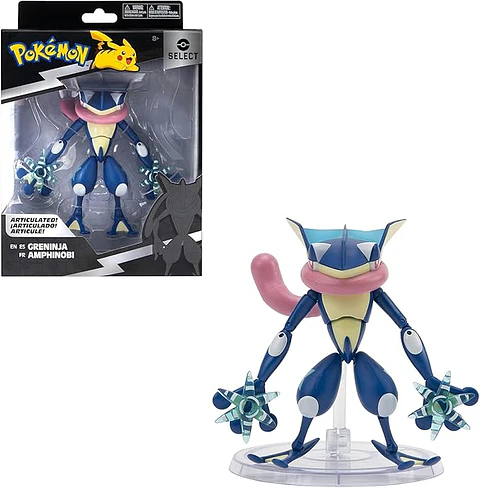 Greninja Articulado 15 cm, Pokemon Select Deluxe