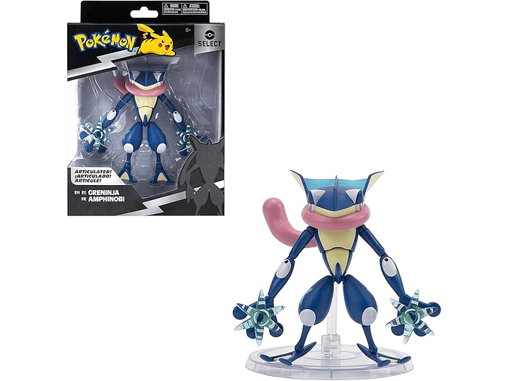 Greninja Articulado 15 cm, Pokemon Select Deluxe 1
