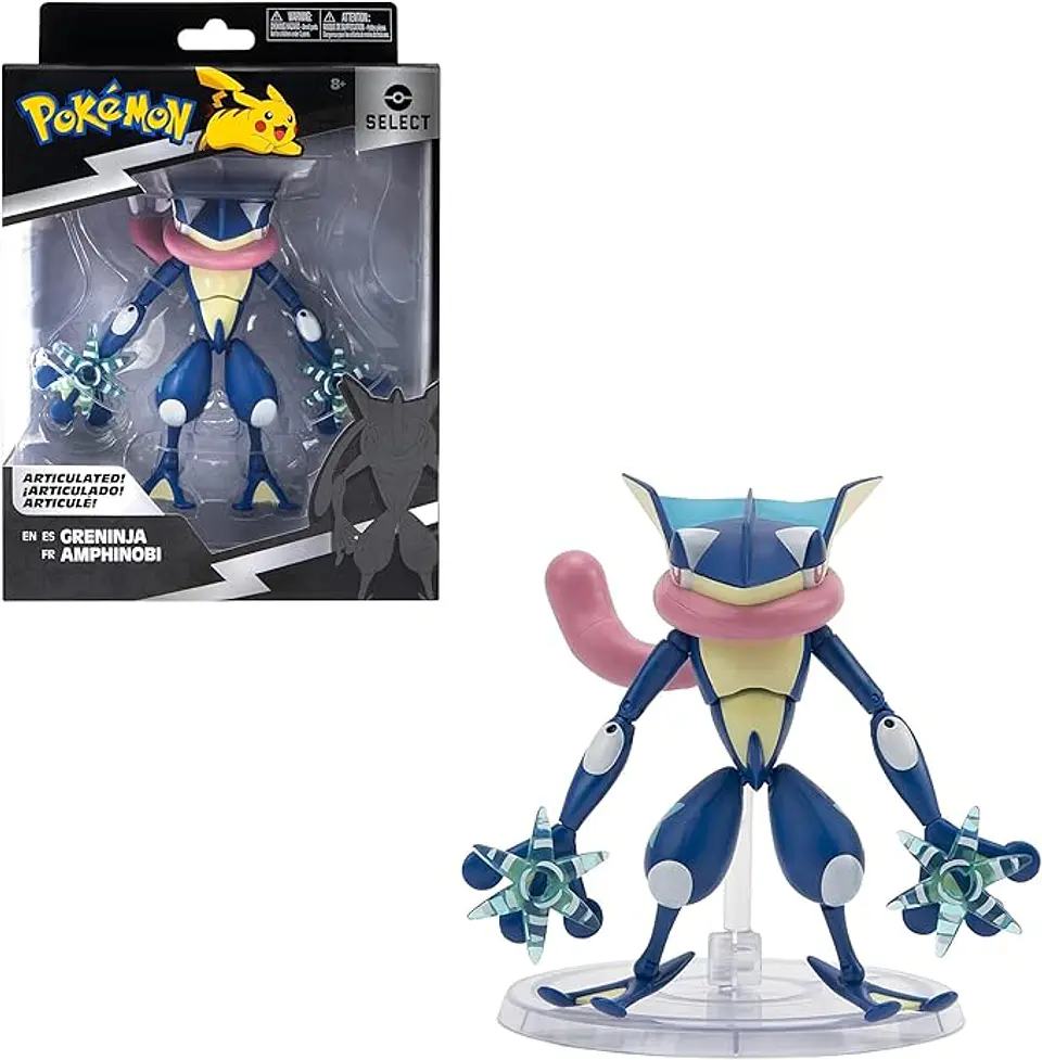 Greninja Articulado 15 cm, Pokemon Select Deluxe 1