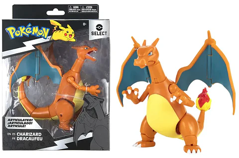 Charizard Articulado 15 cm, Pokemon Select Deluxe 