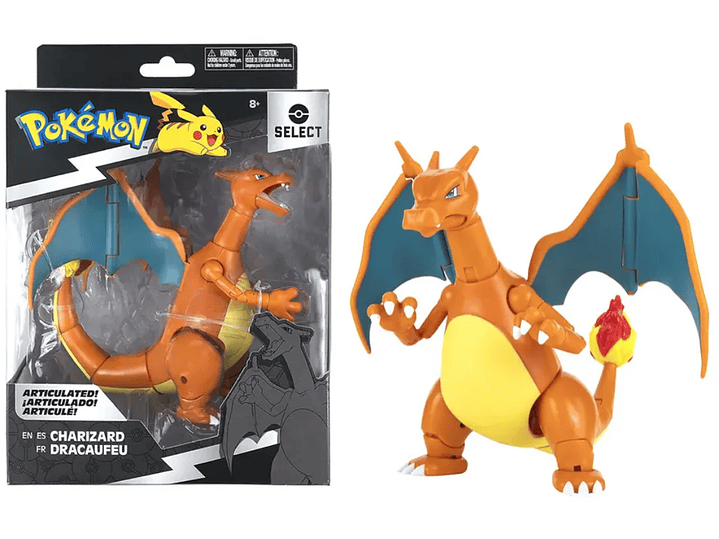 Charizard Articulado 15 cm, Pokemon Select Deluxe  1
