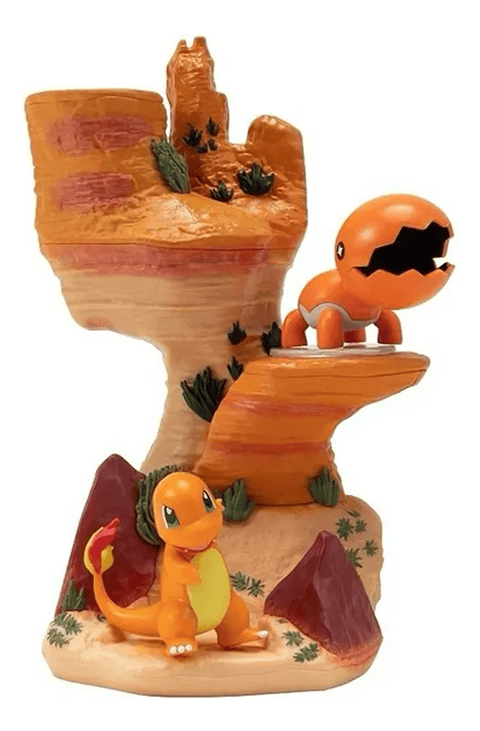 Trapinch & Charmander, Diorama Desierto Rocoso - Pokemon  Select Deluxe 