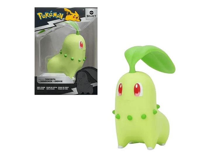 Chicorita, Pokemon Select Deluxe Vinyl 10 cm  1