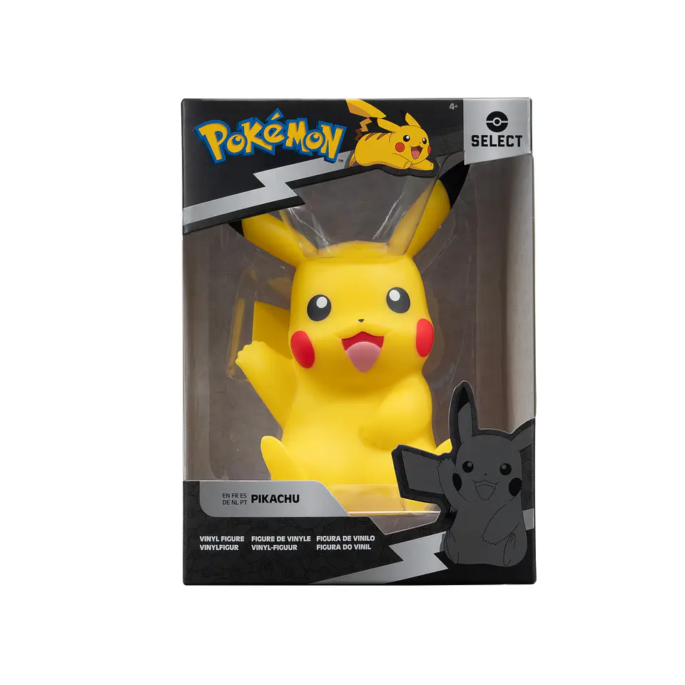 Pikachu Sentado, Pokemon Select Deluxe Vinyl 10 cm   1