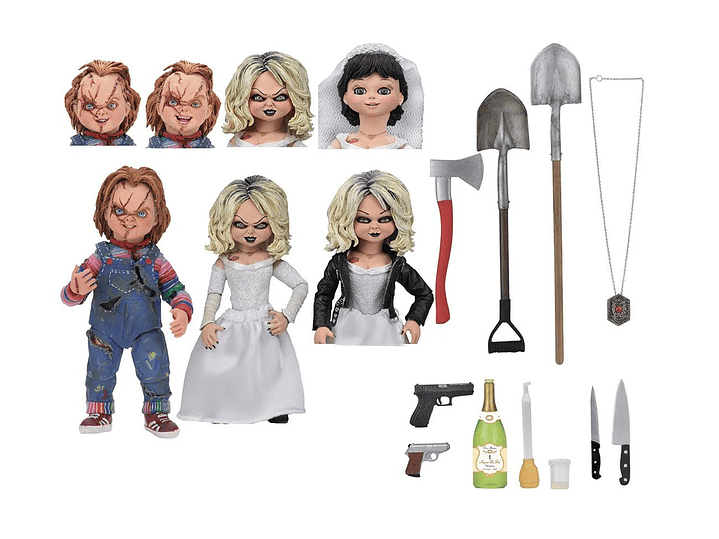 Chucky & Tiffany, Bride of Chucky - Neca 3