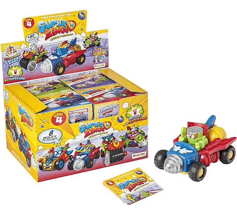 SuperZings Serie 4 - MegaJets caja 8 unidades