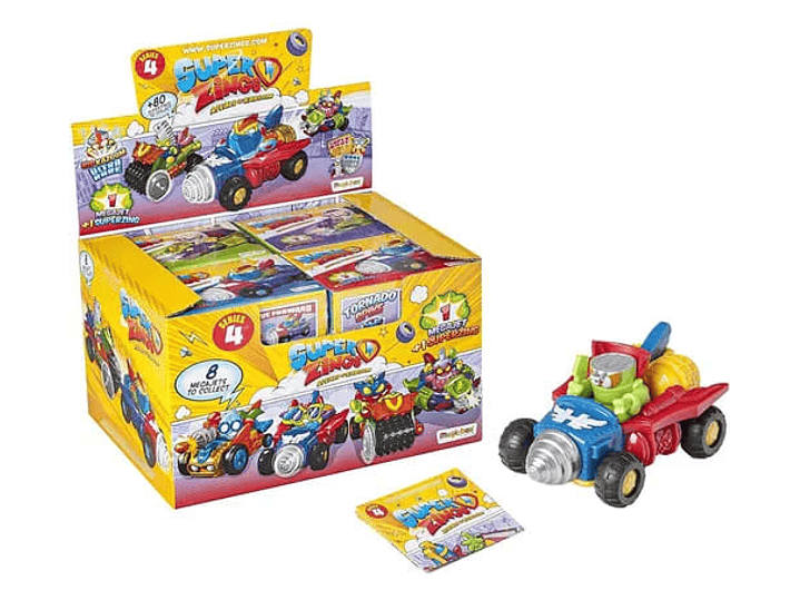 SuperZings Serie 4 - MegaJets caja 8 unidades 1