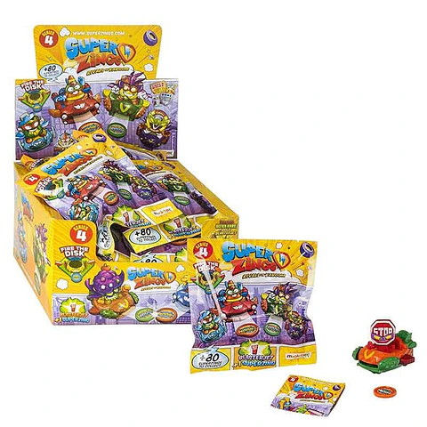 SuperZings Serie 4, Blaster Jet caja 24 unidades