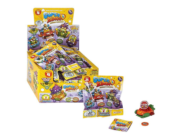 SuperZings Serie 4, Blaster Jet caja 24 unidades 1