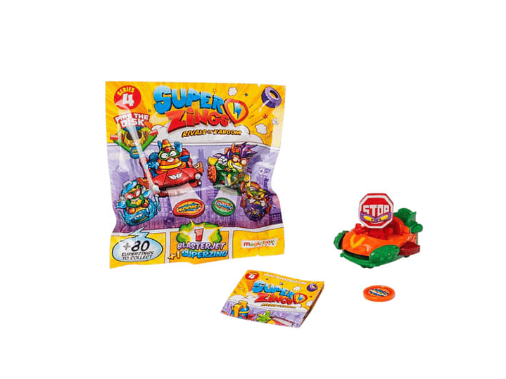 SuperZings Serie 4, Blaster Jet caja 24 unidades 2