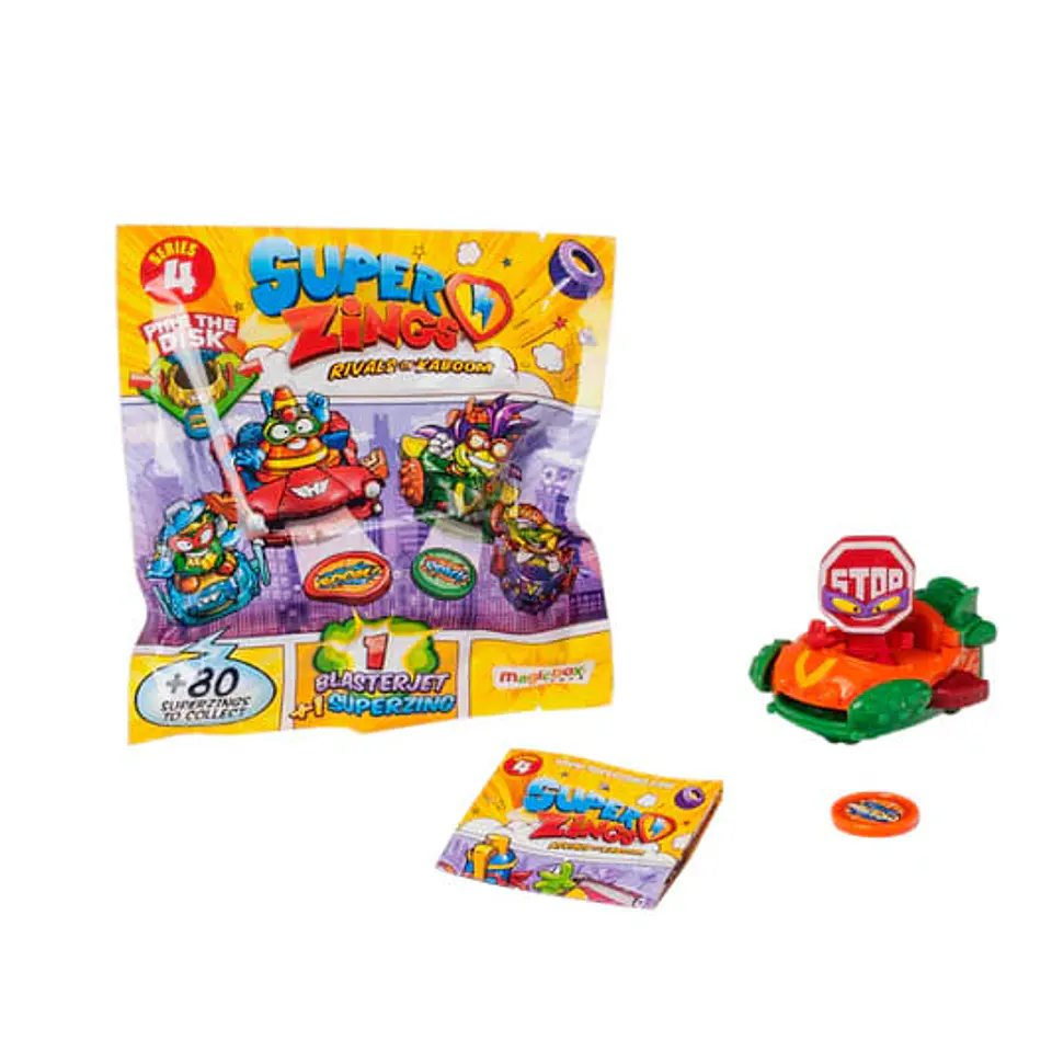 SuperZings Serie 4, Blaster Jet caja 24 unidades 2