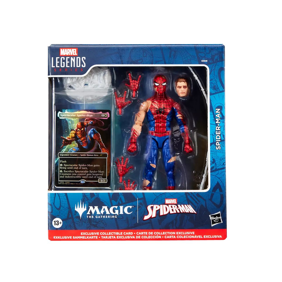 Spider-Man, Battle-Damaged - Marvel Legends Magic: The Gathering 1