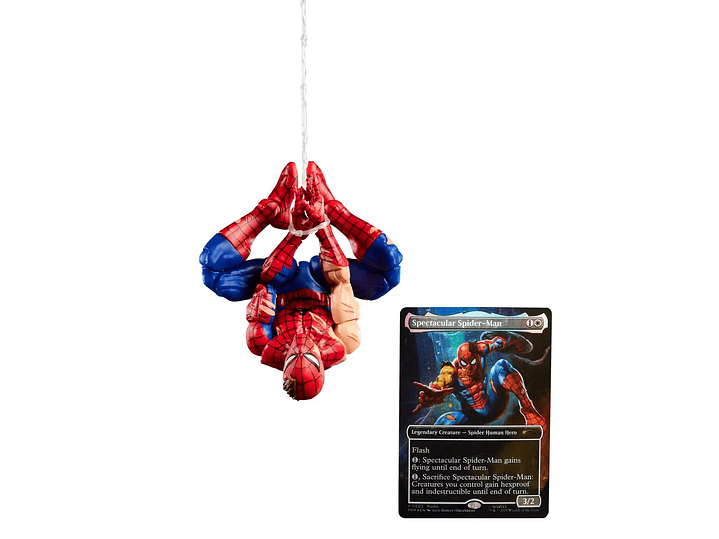 Spider-Man, Battle-Damaged - Marvel Legends Magic: The Gathering 3