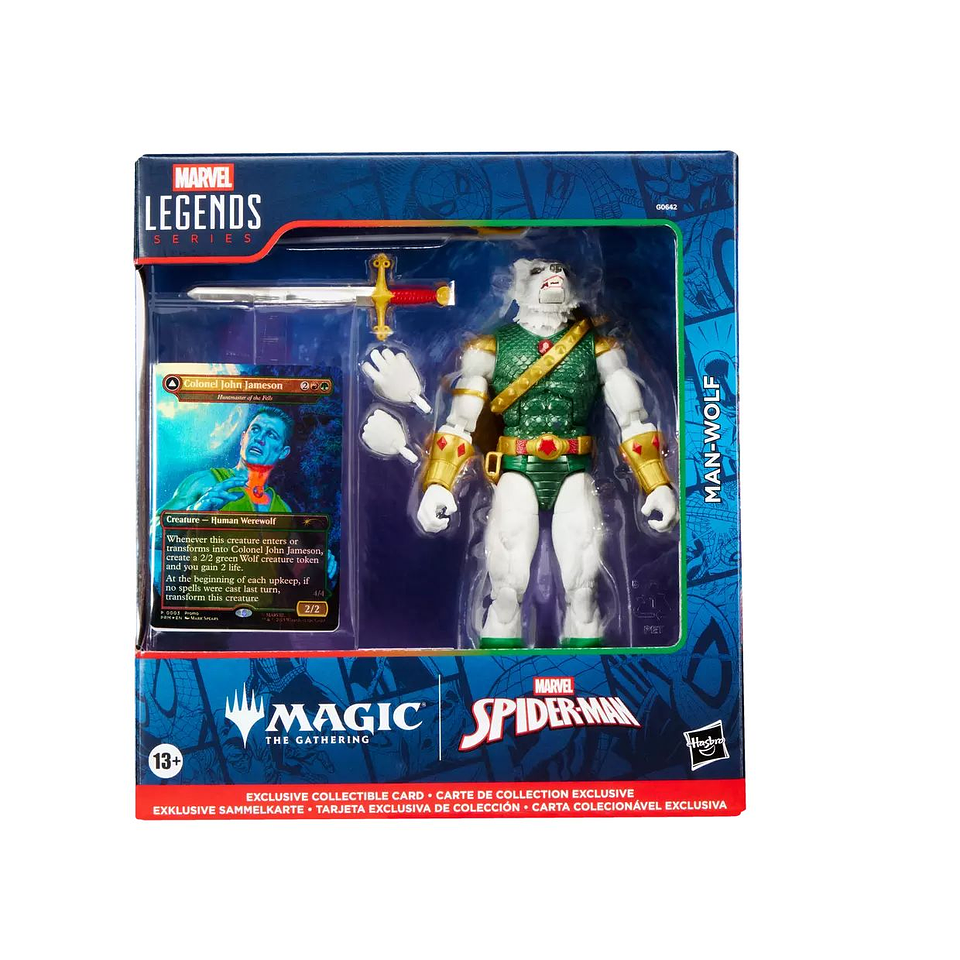 Man-Wolf, Battle-Damaged - Marvel Legends Magic: The Gathering 1