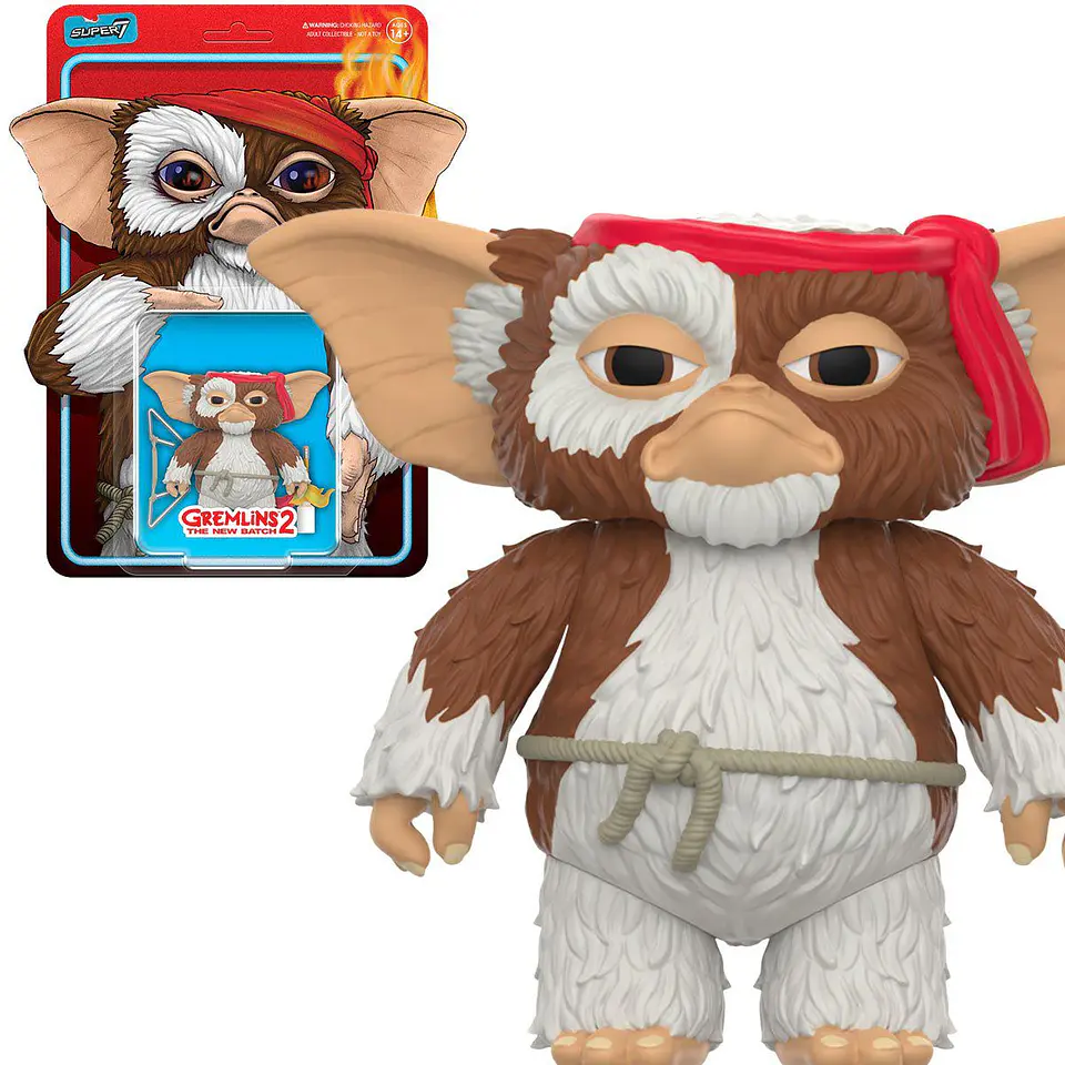 Figura Gizmo Battle Ready (ReAction Figures) - Gremlins 2: The New Batch 1