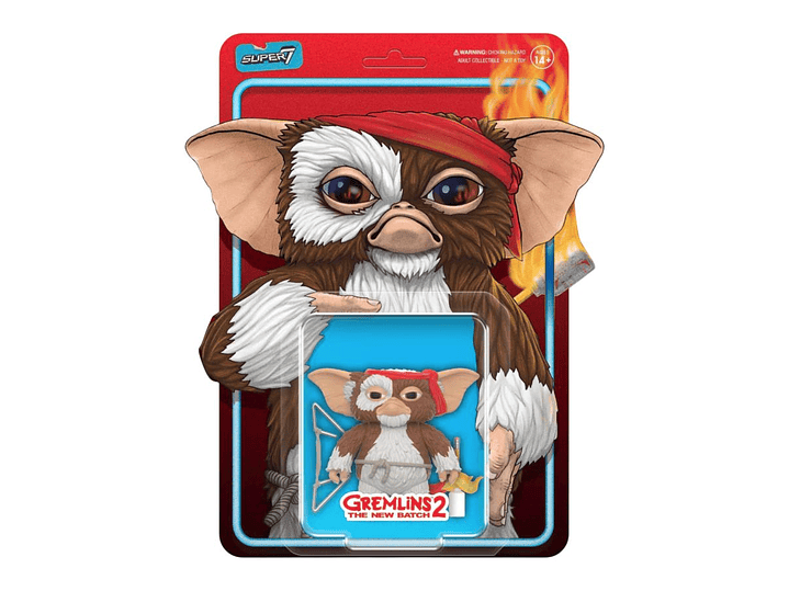 Figura Gizmo Battle Ready (ReAction Figures) - Gremlins 2: The New Batch 2