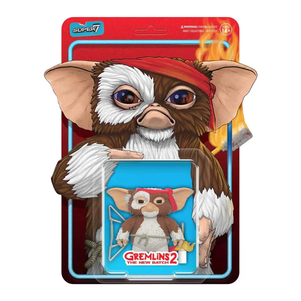 Figura Gizmo Battle Ready (ReAction Figures) - Gremlins 2: The New Batch 2
