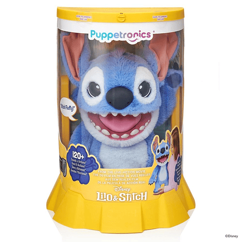 Stitch Interactivo Real FX 45 cm - Live Action