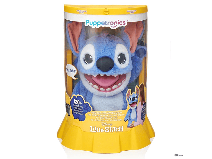 Stitch Interactivo Real FX 45 cm - Live Action 1