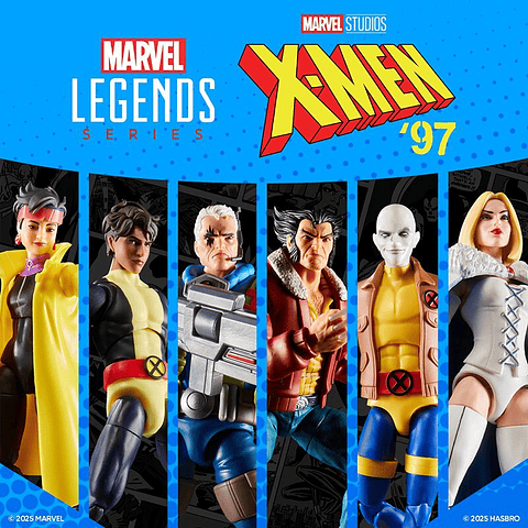 X-men '97 Wave Completa,6 Figuras -Marvel Legend Series