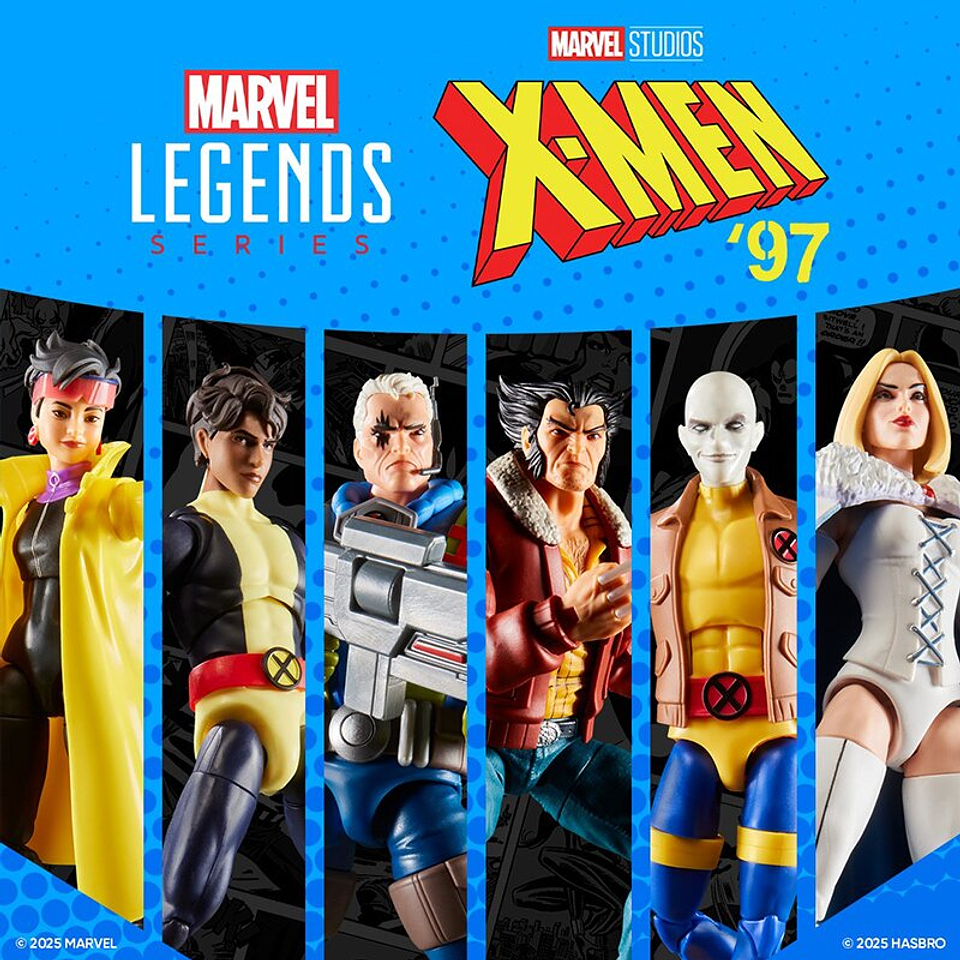 X-men '97 Wave Completa,6 Figuras -Marvel Legend Series 1