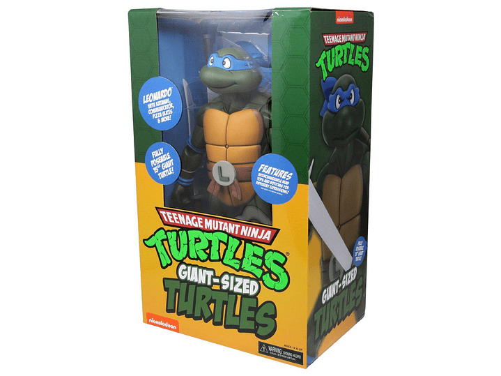 Leonardo, TMNT Cartoon Giant Size Figura de Acción 1/4 a gran escala 1
