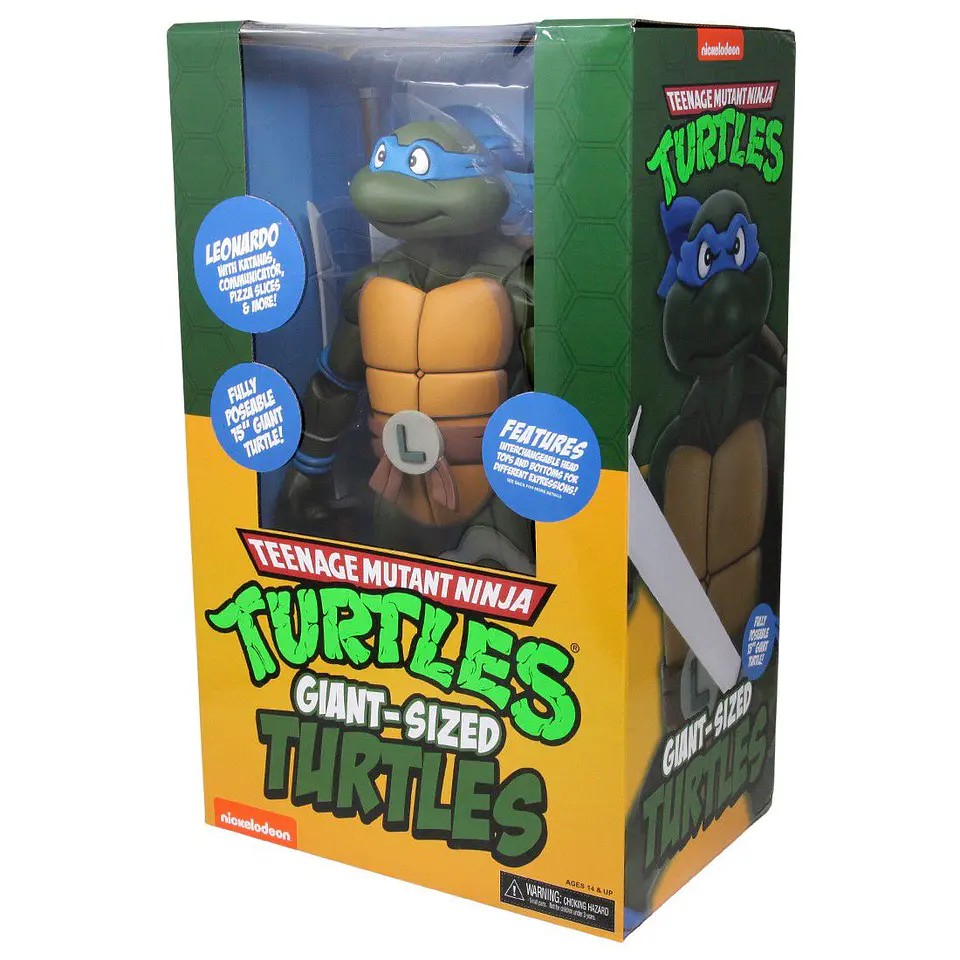 Leonardo, TMNT Cartoon Giant Size Figura de Acción 1/4 a gran escala 1