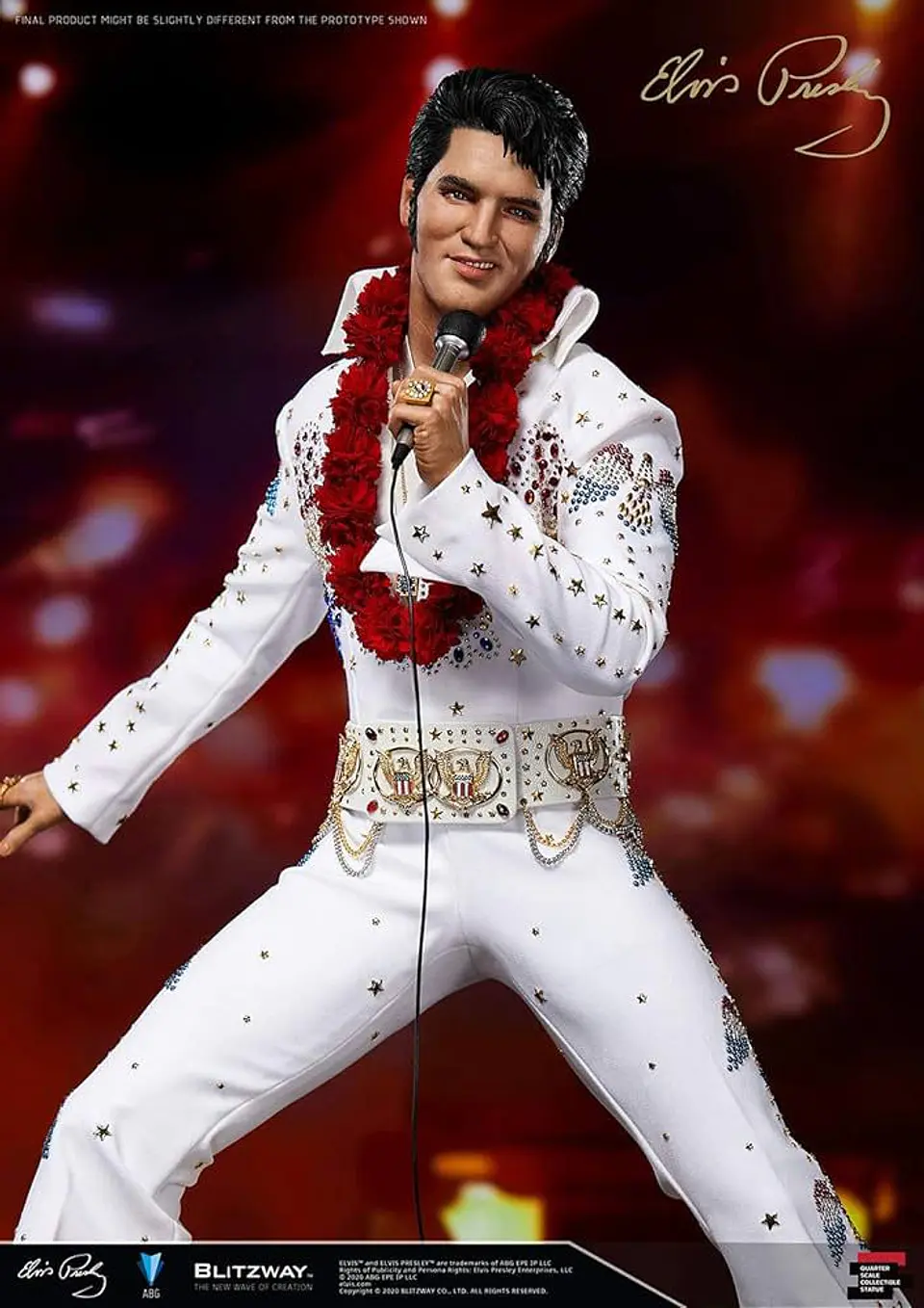 Elvis Presley, Estatua 1/4 a gran escala - Blitzway 2
